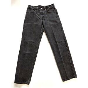 Vintage Levis 550 Jeans Mens 32x32  Relaxed Fit Black 2000 Denim straight Grunge